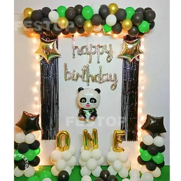 Panda Theme Birthday Decor