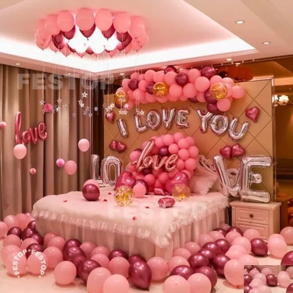 Romantic Proposal Room Decor